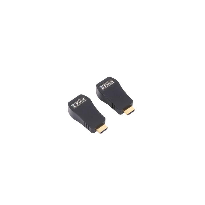 Kit Extensor 25m convertidor Señal HDMI a UTP (Cat5e/Cat 6)  / Calidad PREMIUM