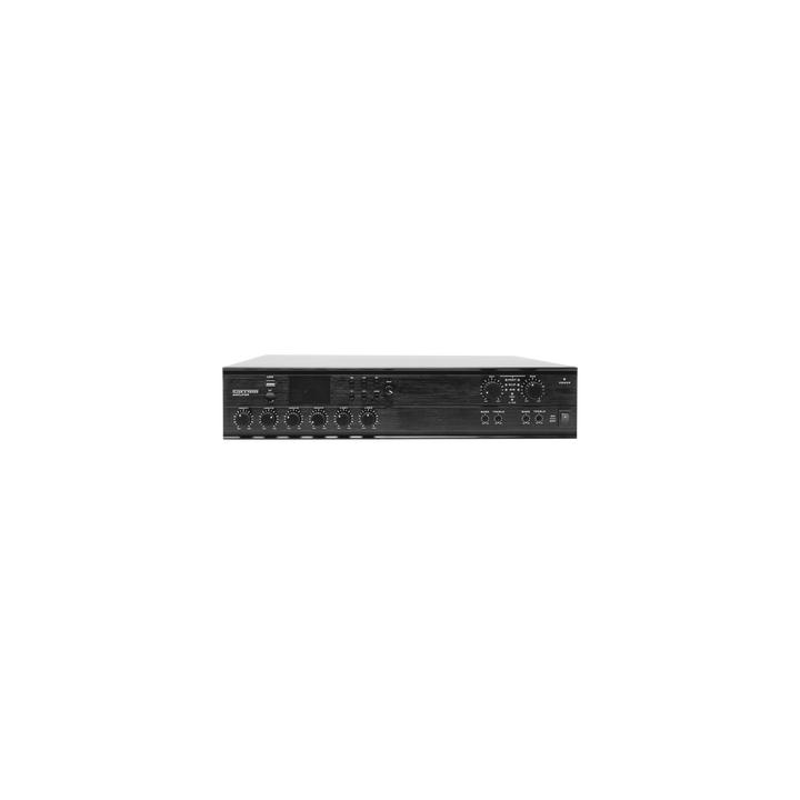 Amplificador Mezclador Matricial | 2 zonas | 240w por canal | 6 entradas | Receptor de medios