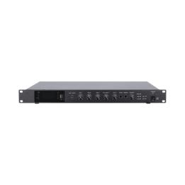 Amplificador de Audio | 1 canal | 350 W | Sistema 100V y Baja Impedancia | 4 Entradas de Micrófono Balanceadas |