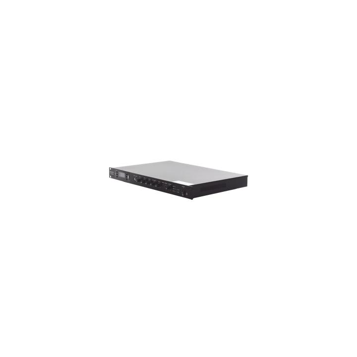 Amplificador de Audio | 1 canal | 350 W | Sistema 100V y Baja Impedancia | 4 Entradas de Micrófono Balanceadas |