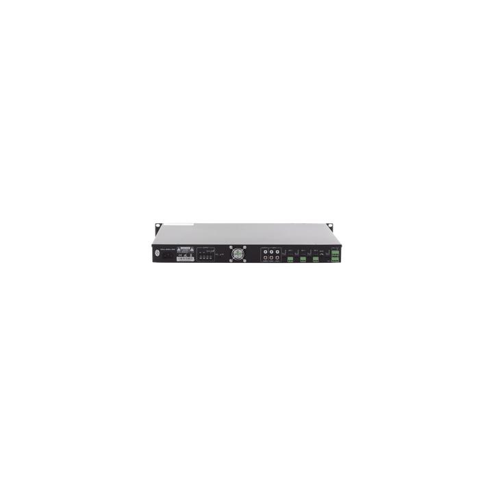 Amplificador de Audio | 1 canal | 350 W | Sistema 100V y Baja Impedancia | 4 Entradas de Micrófono Balanceadas |