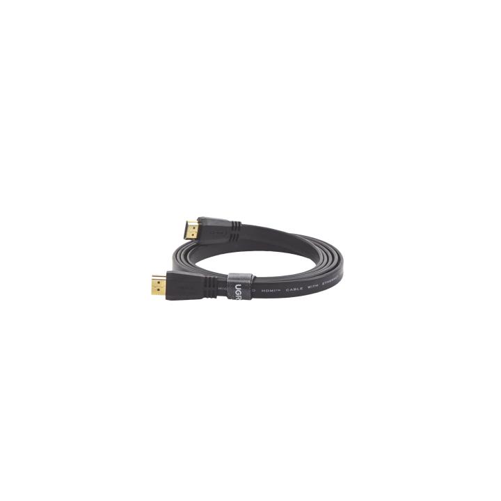 Cable HDMI 2.0 Plano de 1.5 Metros (4.92 Pies) / 4K@60Hz / HDR / 3D / HEC (Canal Ethernet HDMI) / ARC (Canal de Retorno