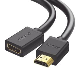 Cable Extensor HDMI de 1 Metro (3.28 Pies) / 4K@60Hz / 3D / HDR / Macho a Hembra / Núcleo de Cobre Estañado /