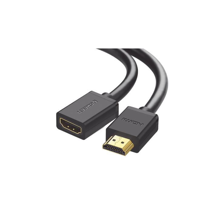 Cable Extensor HDMI de 1 Metro (3.28 Pies) / 4K@60Hz / 3D / HDR / Macho a Hembra / Núcleo de Cobre Estañado /