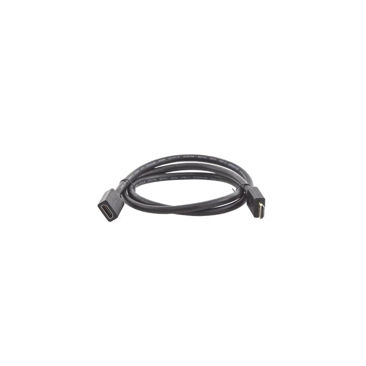 Cable Extensor HDMI de 1 Metro (3.28 Pies) / 4K@60Hz / 3D / HDR / Macho a Hembra / Núcleo de Cobre Estañado /