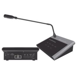 Microfono Remoto de 4 Zonas Para Sistema de Voceo | Compatible Con Amplificadores SF4240UC y SF2240UC