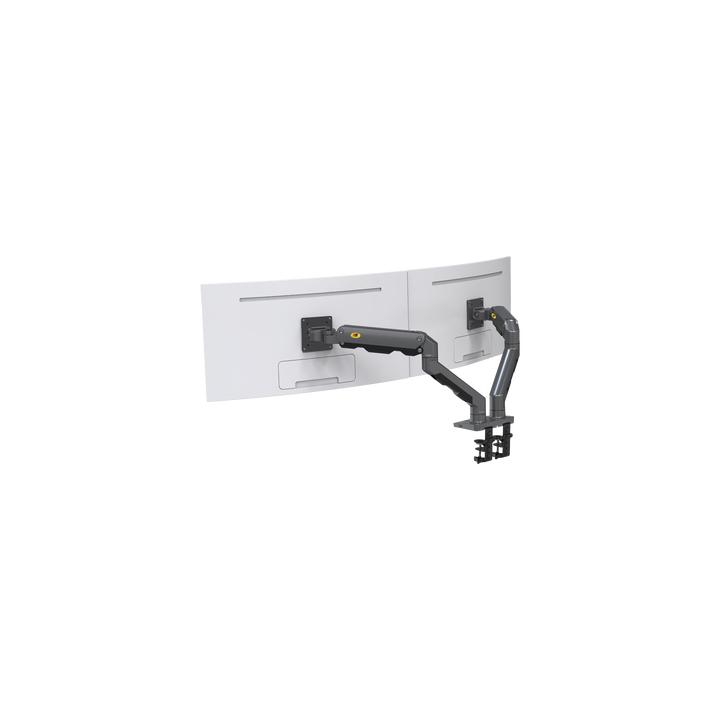 Montaje de Escritorio articulado para 2 monitores de 27-34" /  Soporta hasta 16 kg  por brazo/ Vesa 75 x 75 / 100 x 100
