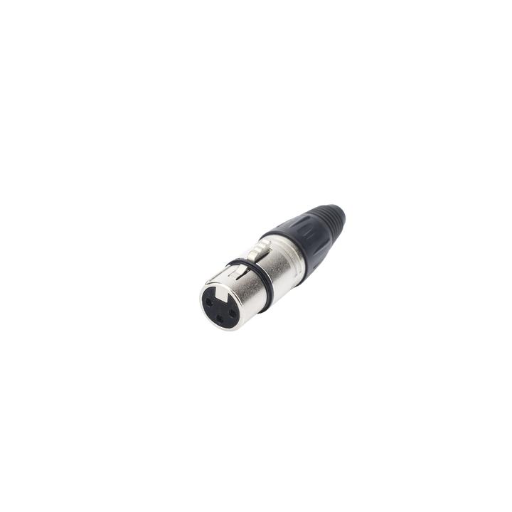 Kit Conector XLR Hembra + XLR Macho | Ideal para Conexiones de Micrófonos, Mezcladoras | Equipo de Audio Profesional