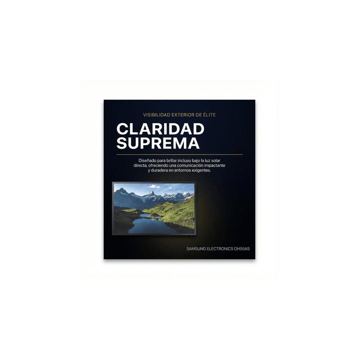 Pantalla Profesional LED 55" para Exterior con Vidrio Templado de Protección 5T, Full HD (1080p), HDMI/HDBaseT (LAN),