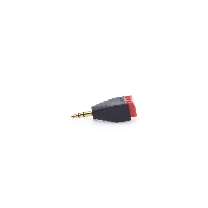 Conector de audio de 3.5mm macho a terminal de tornillo de 3 pines