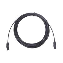 Cable Toslink de Fibra Óptica de 4.6m | Ideal para Mandar Audio Digital para Sistemas de Alta Calida | Compatible con