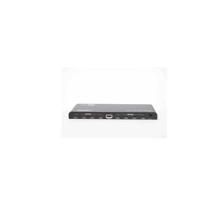 Divisor (Splitter) HDMI 4K de 1 Entrada a 8 Salidas (Simultaneas) / Soporta 4K×2K / Ajuste de resoluciones EDID / HDR