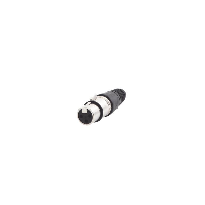 Conector XLR 3 Pines Hembra | Ideal para Conexiones de Micrófonos y Mezcladoras | Equipo de Audio Profesional