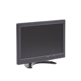 Monitor 10.1" TFT-LCD ideal para colocar en vehículos o DVR/NVR. Entradas de video HDMI, VGA y RCA (CVBS)