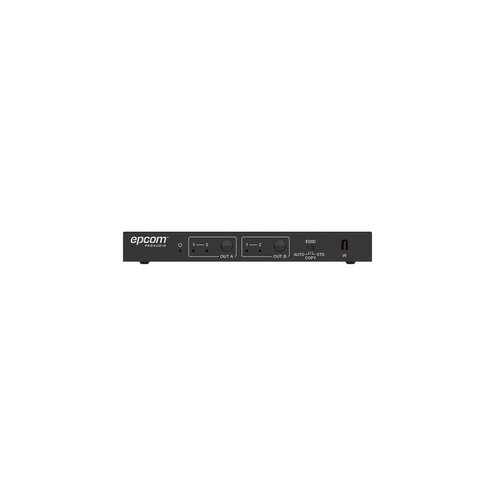 Matricial HDMI | 2x2 | 4K2K@60Hz | HDR | YCbCr 4:4:4 | EDID Auto | Extractor de Audio | Salida de audio análoga y
