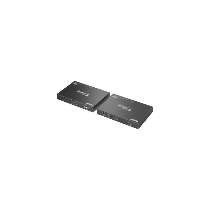 Kit extensor KVM (HDMI y USB) hasta 70 metros | Resolución 4K @ 60 Hz | Cat 6, 6a y 7 | IPCOLOR | CERO LATENCIA |