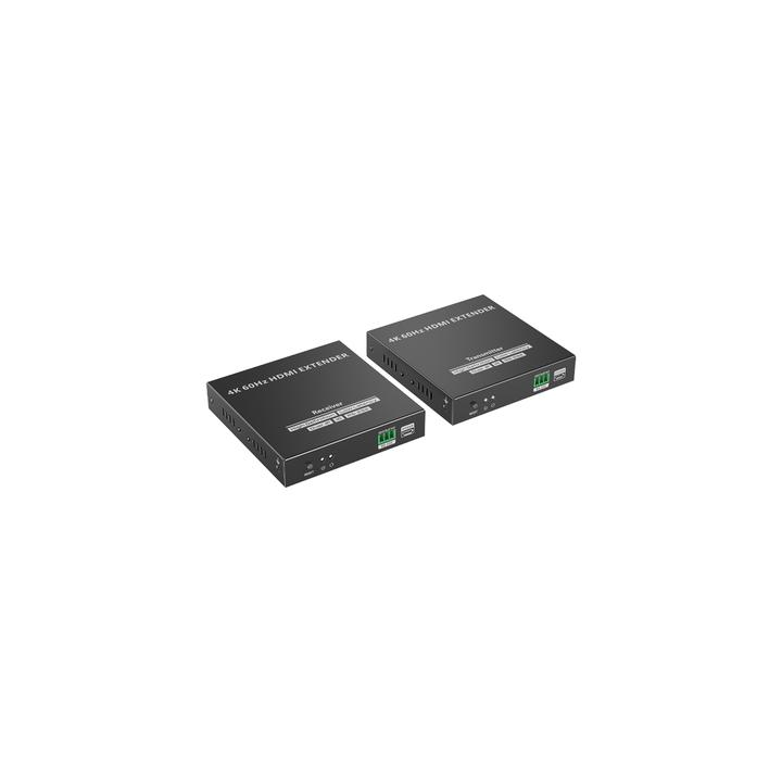 Kit Extensor HDMI para distancias de 120 metros | Soporta resolución 4K @60Hz | Cat 6, 6a y 7 | Salida Loop en el Tx