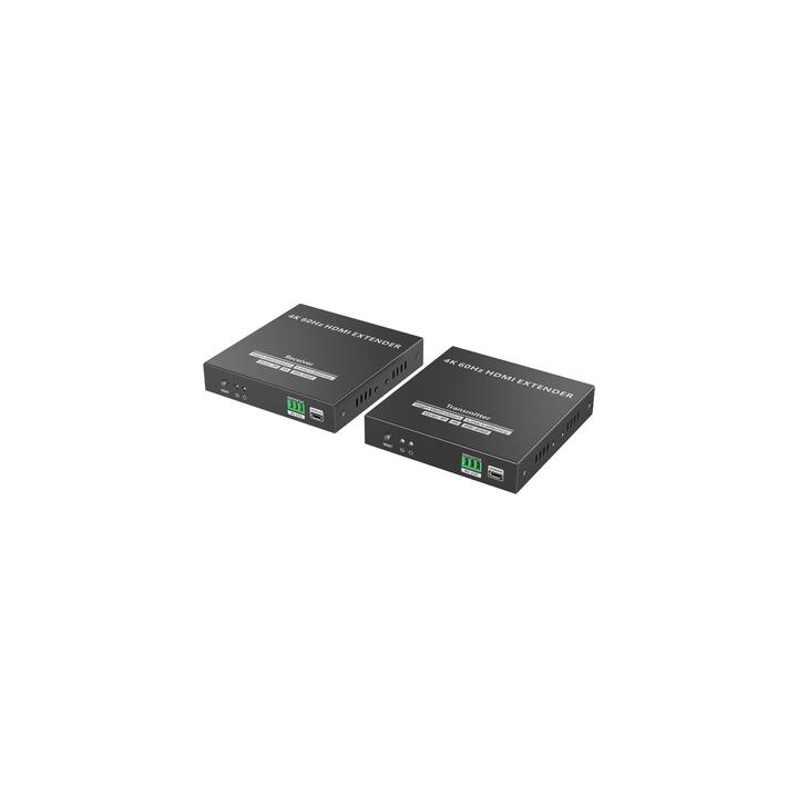 Kit Extensor HDMI para distancias de 120 metros | Soporta resolución 4K @60Hz | Cat 6, 6a y 7 | Salida Loop en el Tx