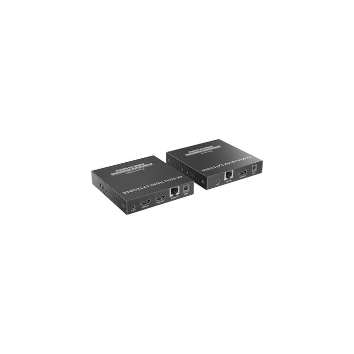 Kit Extensor HDMI para distancias de 120 metros | Soporta resolución 4K @60Hz | Cat 6, 6a y 7 | Salida Loop en el Tx