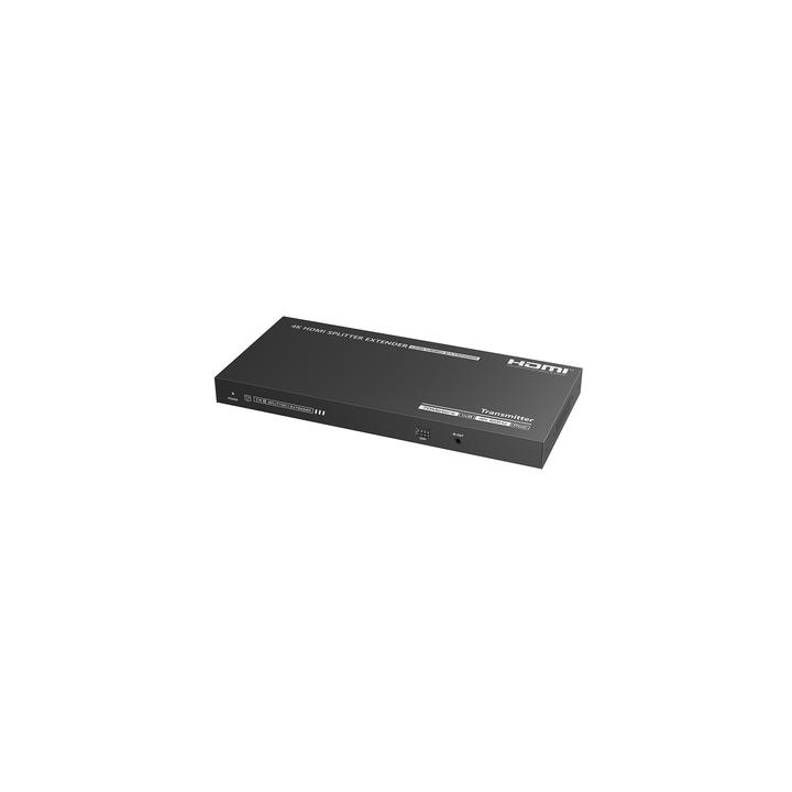 Kit Divisor y Extensor HDMI | 1x8 | Hasta 70 m |Resolución 4K @ 60 Hz |  Cat 6/6a/7 | IPCOLOR | CERO LATENCIA | Puerto