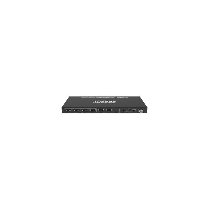 Matricial HDMI | 4x2 | 4K2K@60Hz | HDR | YCbCr 4:4:4 | EDID Auto | Extractor de Audio | Salida de audio análoga y