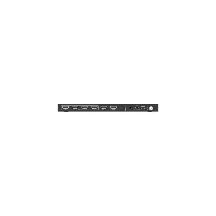 Matricial HDMI | 4x2 | 4K2K@60Hz | HDR | YCbCr 4:4:4 | EDID Auto | Extractor de Audio | Salida de audio análoga y