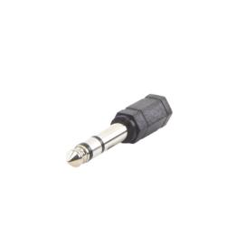 Adaptador de audio 3.5mm hembra a 6.3mm macho (Audio estereo)