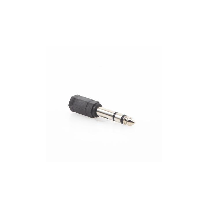 Adaptador de audio 3.5mm hembra a 6.3mm macho (Audio estereo)