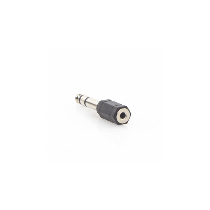 Adaptador de audio 3.5mm hembra a 6.3mm macho (Audio estereo)
