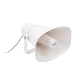 Altavoz para Exterior | Tipo Trompeta | 15-30W | 70/100V | IP66 | Material ABS | Bracket de Metal