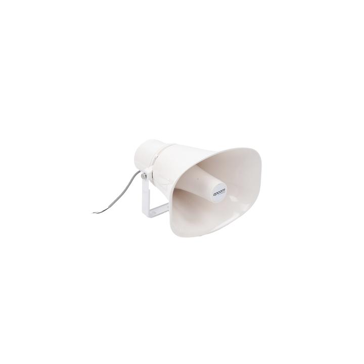 Altavoz para Exterior | Tipo Trompeta | 15-30W | 70/100V | IP66 | Material ABS | Bracket de Metal