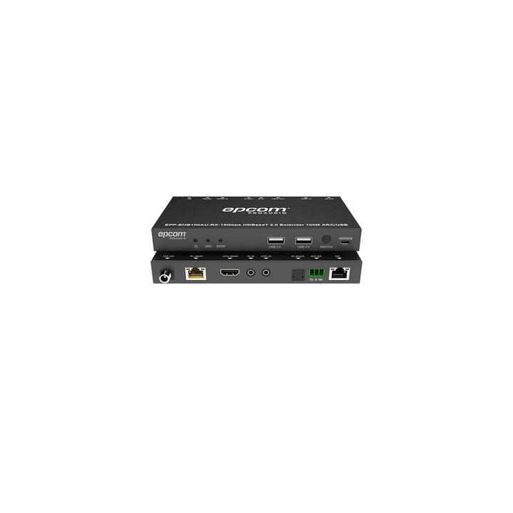 Kit Extensor HDMI | 4K2K@60HZ | HDR 4:4:4 | HDBaseT | 100M | Salida de Audio | HDCP 2.2 | IR Bidireccional | Admite la