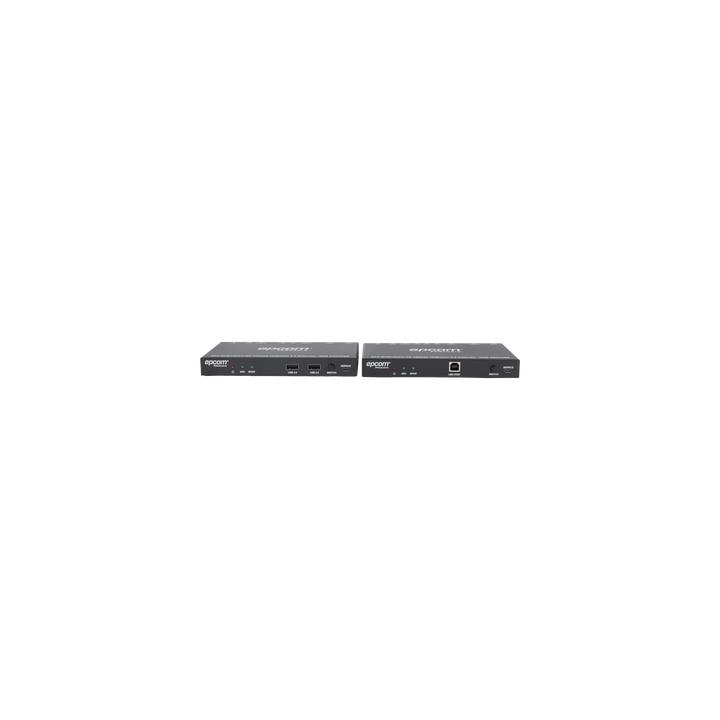 Kit Extensor HDMI | 4K2K@60HZ | HDR 4:4:4 | HDBaseT | 100M | Salida de Audio | HDCP 2.2 | IR Bidireccional | Admite la