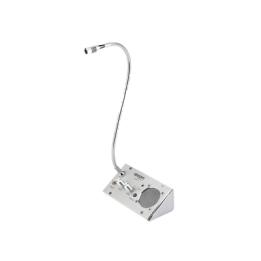 Sistema de Intercomunicación | Ideal para Ventanillas | Audio de voz de dos vías | 12V/1A 2W | Micrófono Interior +