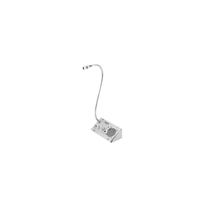 Sistema de Intercomunicación | Ideal para Ventanillas | Audio de voz de dos vías | 12V/1A 2W | Micrófono Interior +