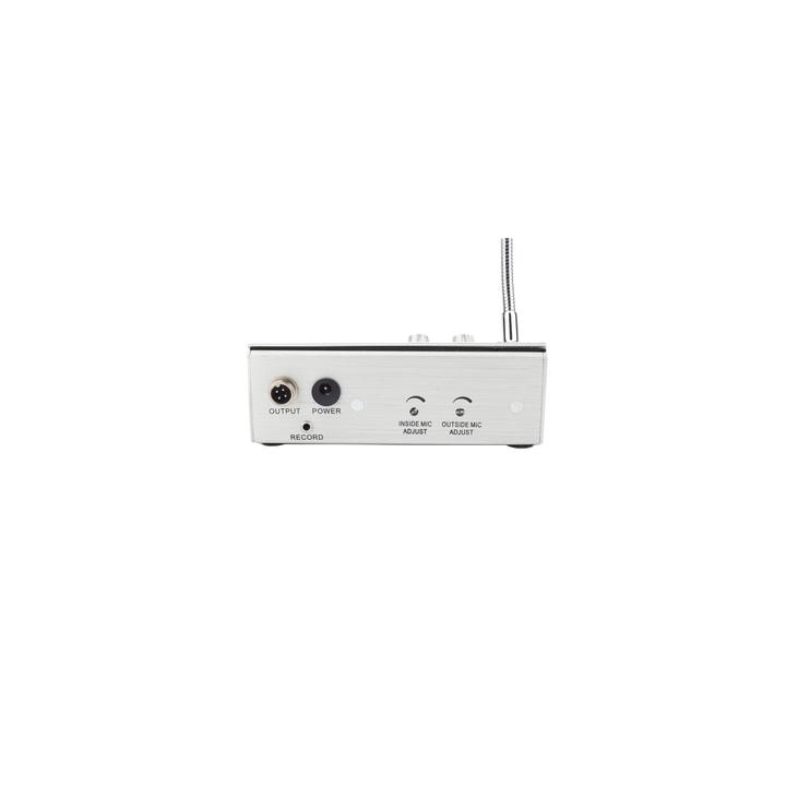 Sistema de Intercomunicación | Ideal para Ventanillas | Audio de voz de dos vías | 12V/1A 2W | Micrófono Interior +