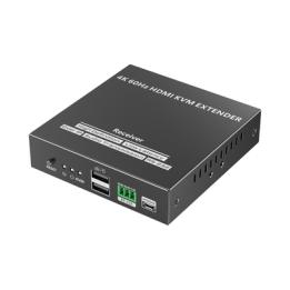 Receptor Compatible para Kit TT582-KVM |4K @60Hz | Cat 6, 6a y 7 |  hasta 150 metros | Transmite el Video y Controla tu