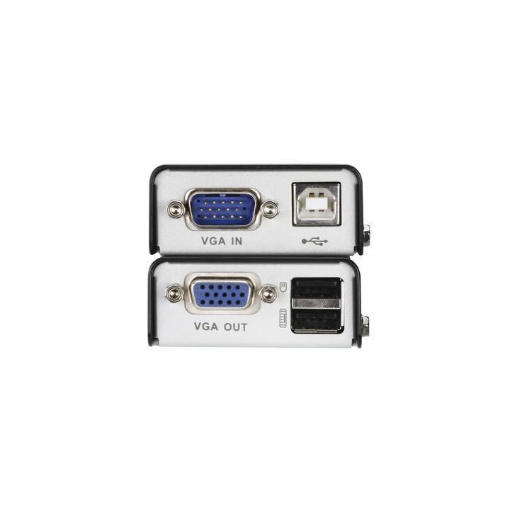 Extensor KVM USB | Acceso remoto PC | Hasta 100 m Cat5e | 1920x1200 | Protección ESD | Ajuste deskew