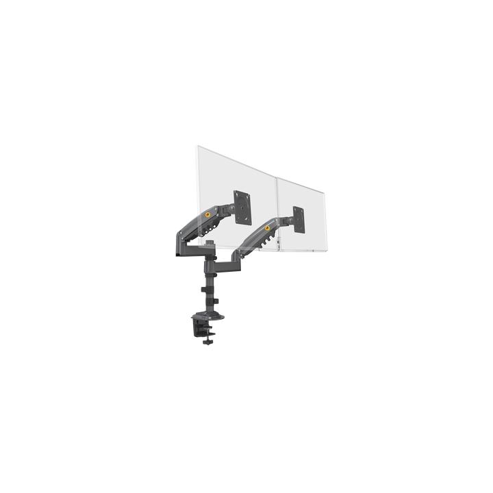 Montaje de Escritorio articulado para 2 monitores de 17 a 27" /  Soporta hasta 9kg por monitor / Vesa 75 x 75 / 100 x
