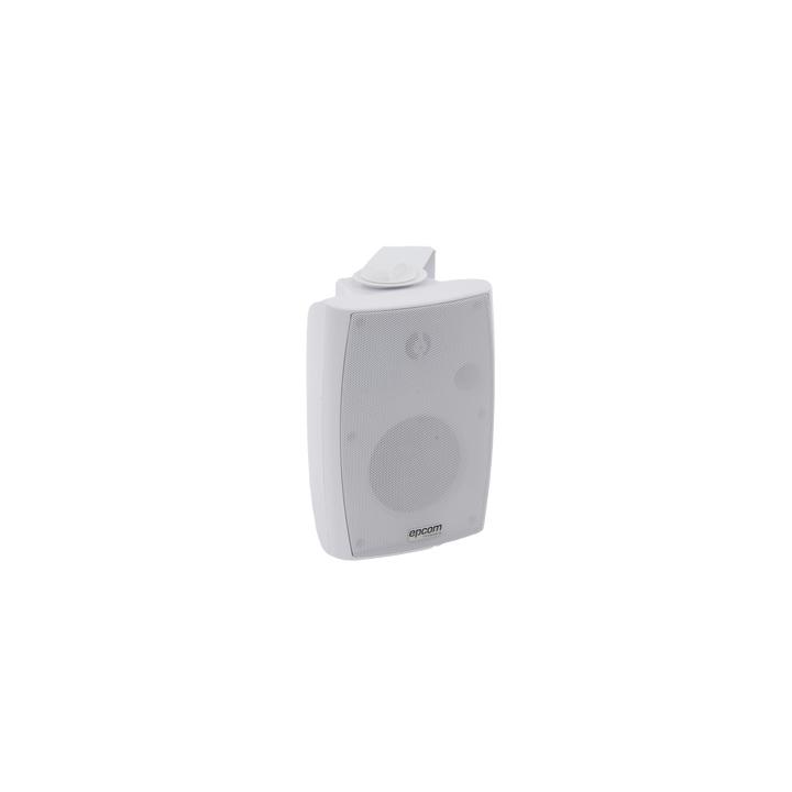 Altavoz de Pared de 2 vías | Woofer 4in + 1.5in | 2.5W - 20W | Para Sistemas 70/100V y 8 ohms | Material ABS | Rejilla