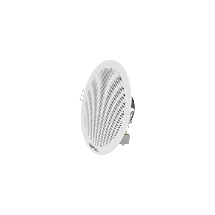 Altavoz Montaje en Plafón | 6 Watts | 100 V | Rejilla de Metal | Color Blanco | Uso Interior