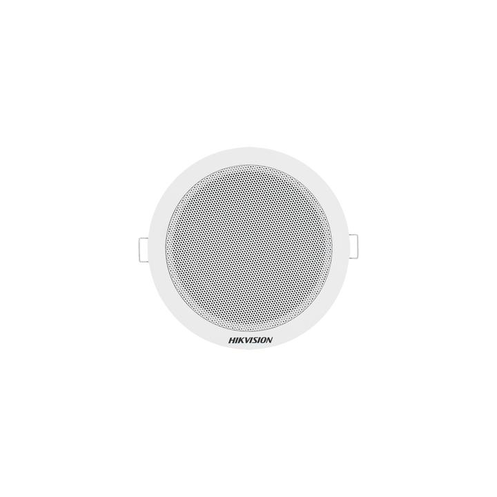 Altavoz Montaje en Plafón | 6 Watts | 100 V | Rejilla de Metal | Color Blanco | Uso Interior