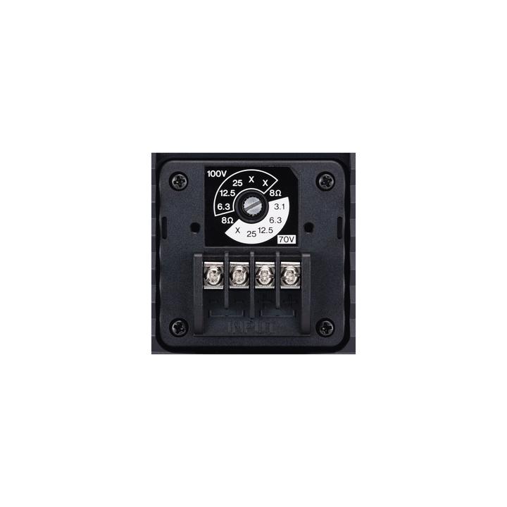 Altavoz de Montaje en Pared | 2 vias | Woofer 4" | Tweeter 1" | IPX3 | 8 ohms | 70/100V | Color Negro | Par