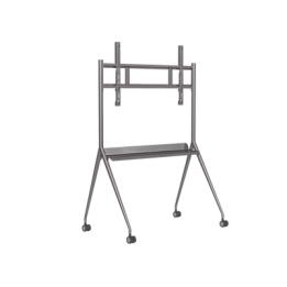 Montaje de Piso Móvil para Pantallas de 55"  hasta 75" / Compatible con VESA / Incluye Soporte para la Pantalla