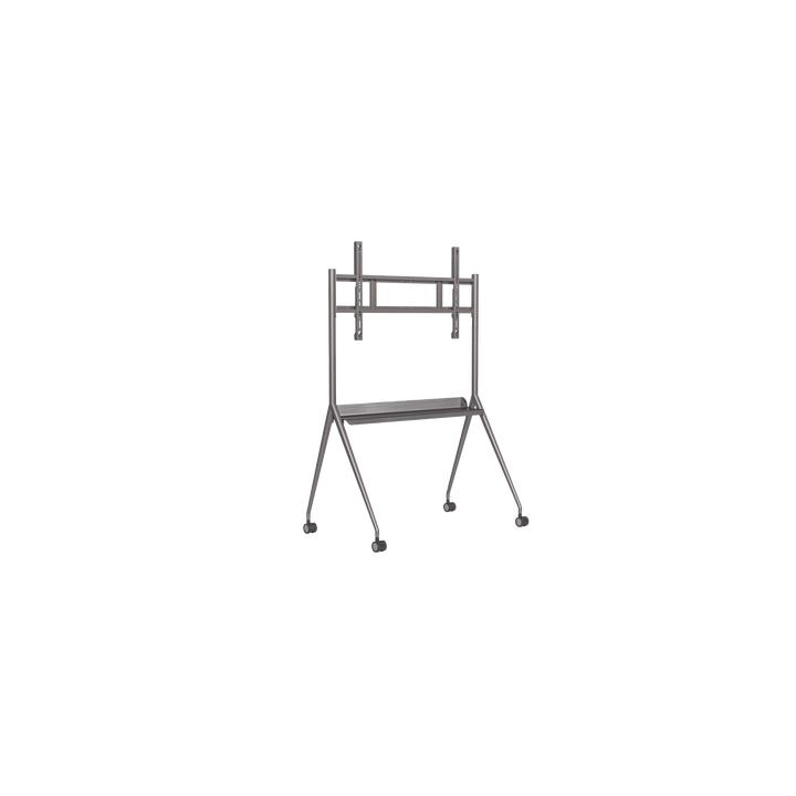 Montaje de Piso Móvil para Pantallas de 55"  hasta 75" / Compatible con VESA / Incluye Soporte para la Pantalla