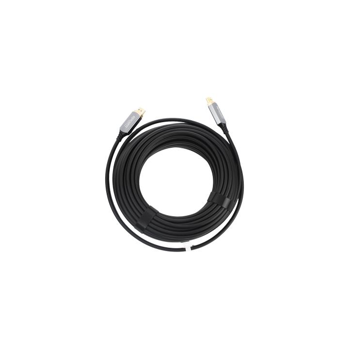 Cable HDMI de Fibra Óptica de 15 Metros (49.21 Pies) | Alta Definición | Versión 2.1 | Alta Velocidad 18Gbps |