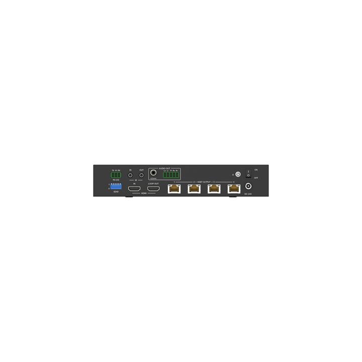 Splitter mas Extensor de Video | 1x4 | ProAV | HDBaseT™ | 120m en 4K@60Hz | 150m en 1080p@60Hz | Cat6/6a/7 |