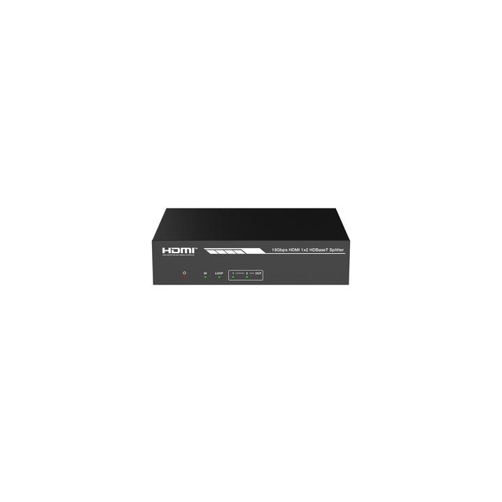 Splitter mas Extensor de Video | 1x2 | ProAV | HDBaseT™ | 120m en 4K@60Hz | 150m en 1080p@60Hz | Cat6/6a/7 |