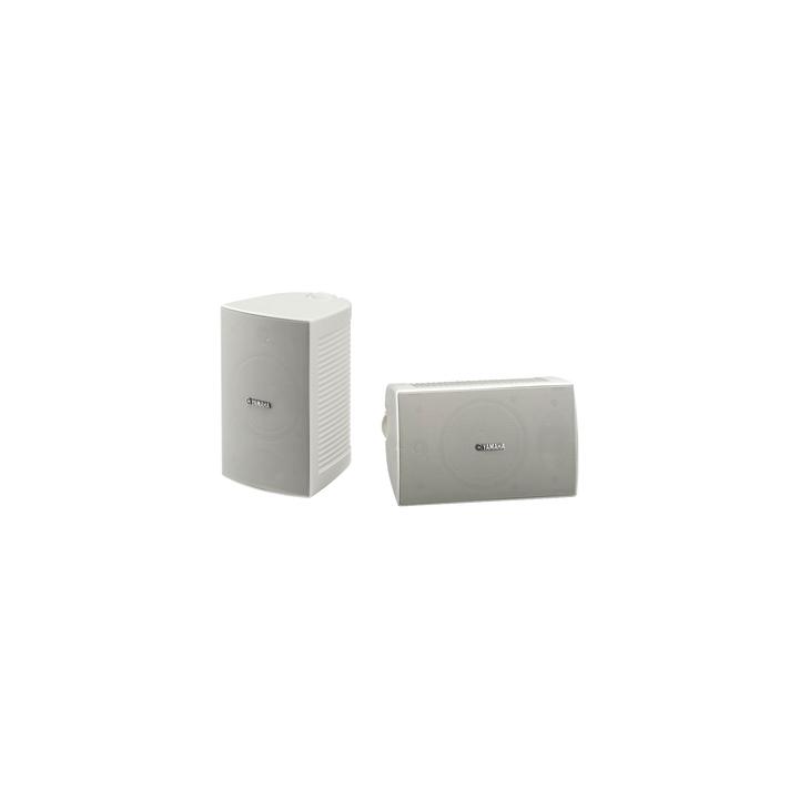 Altavoz de Montaje en Pared, 2 vias, Woofer 4 in, Tweeter 1 in, IPX3, 8 ohms, 70/100V, Color Blanco, Par