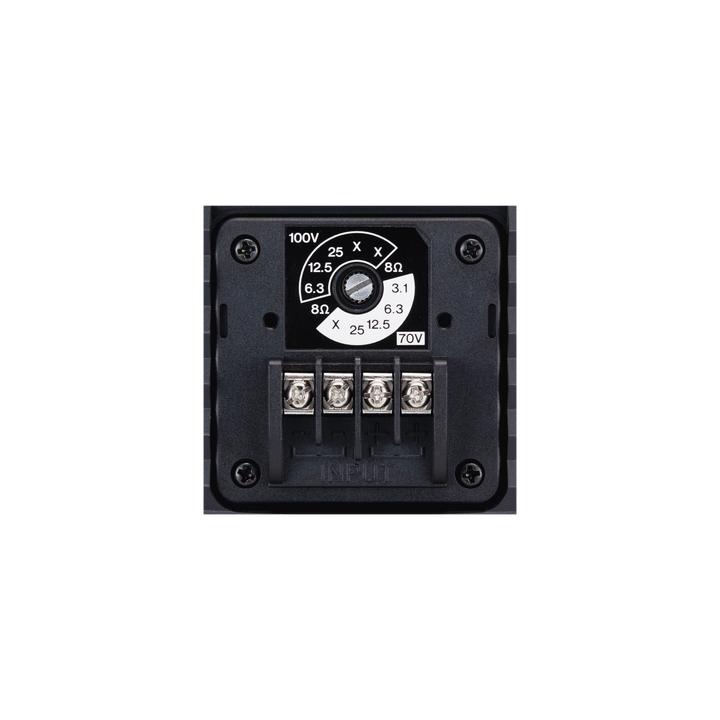 Altavoz de Montaje en Pared, 2 vias, Woofer 4 in, Tweeter 1 in, IPX3, 8 ohms, 70/100V, Color Blanco, Par